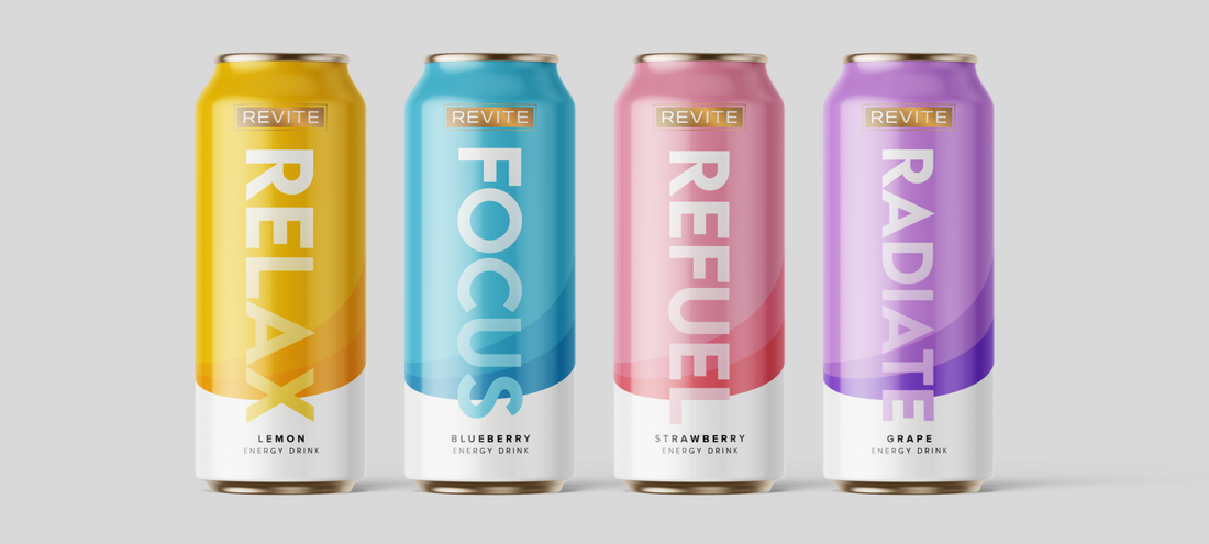 REVITE: Premium Multivitamin and Energy Drinks for Everyday Health and Performance